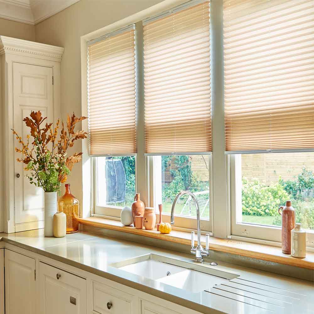 Pleated blinds in Felixstowe